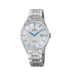 Festina ure Festina Swiss Made Collection F20005/2 | Herreure I Stål | Herreure Med Lænke