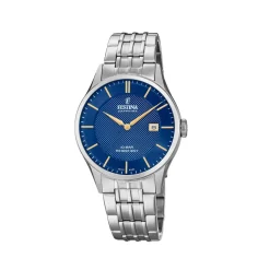 Festina ure Festina Swiss Made Collection F20005/3 | Herreure I Stål | Herreure Med Lænke