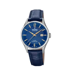 Festina ure Festina Swiss Made Collection F20007/3 | Herreure Med Rem | Herreure I Stål