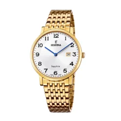 Festina ure Festina Swiss Made F20020/4 | Herreure Med Lænke | Herreure I Gulddouble