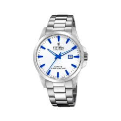 Festina ure Festina Swiss Made F20024/5 | Herreure Med Lænke | Herreure I Stål