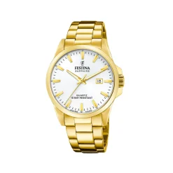 Festina ure Festina Swiss Made F20044/2 | Herreure Med Lænke | Herreure I Gulddouble