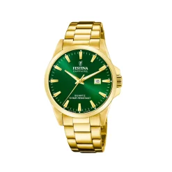 Festina ure Festina Swiss Made F20044/5 | Herreure Med Lænke | Herreure I Gulddouble