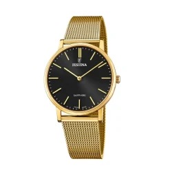 Festina ure Festina Swiss Made F20022/3 | Herreure I Gulddouble | Herreure Med Lænke