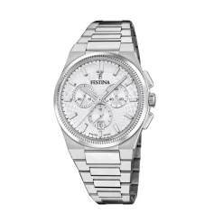 Festina ure Festina Swiss Made F20059/1 | Herreure Med Lænke | Herreure I Stål