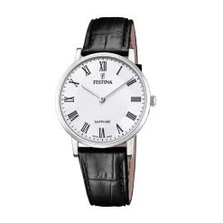 Festina ure Festina Swiss Made F20012/2 | Herreure Med Rem | Herreure I Stål