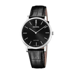 Festina ure Festina Swiss Made F20012/4 | Herreure Med Rem | Herreure I Stål