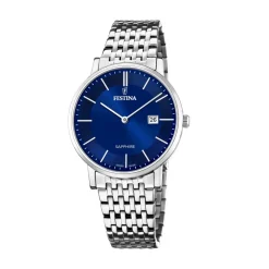 Festina ure Festina Swiss Made F20018/2 | Herreure Med Lænke | Herreure I Stål