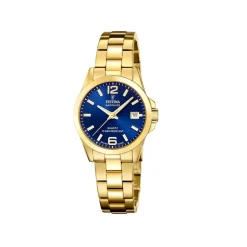Festina ure Festina Swiss Made F20050/3 | Dame Dameure Med Lænke | Dameure I Gulddouble