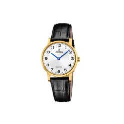 Festina ure Festina Swiss Made F20017/5 | Dame Dameure Med Rem | Dameure I Gulddouble