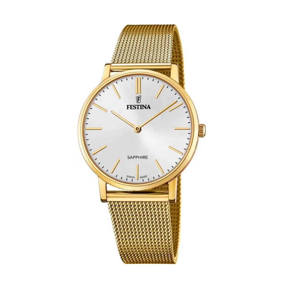 Festina ure Festina Swiss Made F20022/1 | Herreure Med Lænke | Herreure I Stål