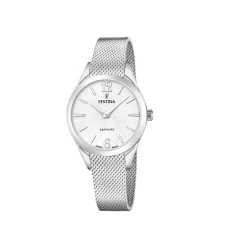 Festina ure Festina Swiss Made Grace F20076/1 | Dame Dameure Med Lænke | Dameure I Stål