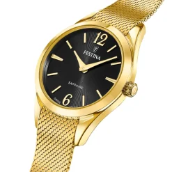 Festina ure Festina Swiss Made Grace F20077/5 | Dame Dameure Med Lænke | Dameure I Gulddouble