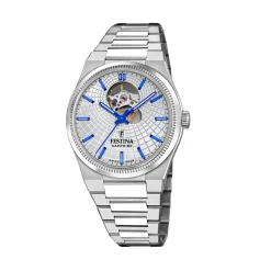 Festina ure Festina Swiss Made Rivé Automatic F20053/1 | Herreure Med Lænke | Herreure I Stål