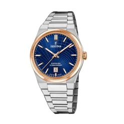 Festina ure Festina Swiss Made Rivé F20065/2 | Herreure Med Lænke | Herreure I Stål