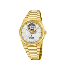 Festina ure Festina Swiss Made Rivé F20064/1 | Dame Dameure Med Lænke | Dameure I Gulddouble