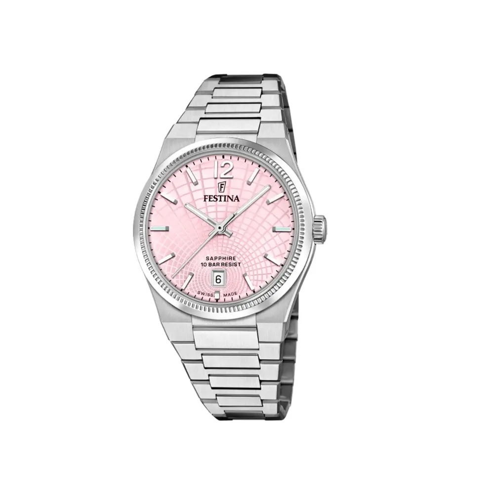Festina ure Festina Swiss Made Rivé F20052/3 | Dame Dameure Med Lænke | Dameure I Stål