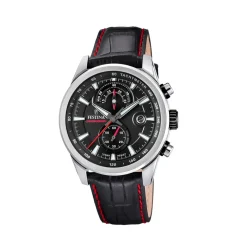 Festina ure Festina Timeless Chronograph F20695/6 | Herreure Med Rem | Herreure I Stål