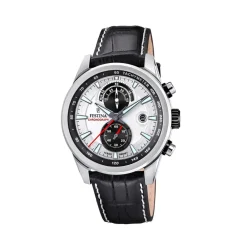 Festina ure Festina Timeless Chronograph F20695/1 | Herreure Med Rem | Herreure I Stål