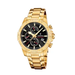 Festina ure Festina Timeless Chronograph F20705/4 | Herreure Med Lænke | Herreure I Gulddouble