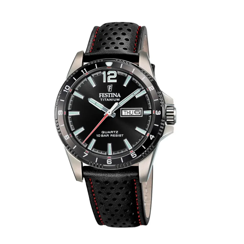 Festina ure Festina Titanium F20699/4 | Herreure Med Rem | Herreure I Titanium