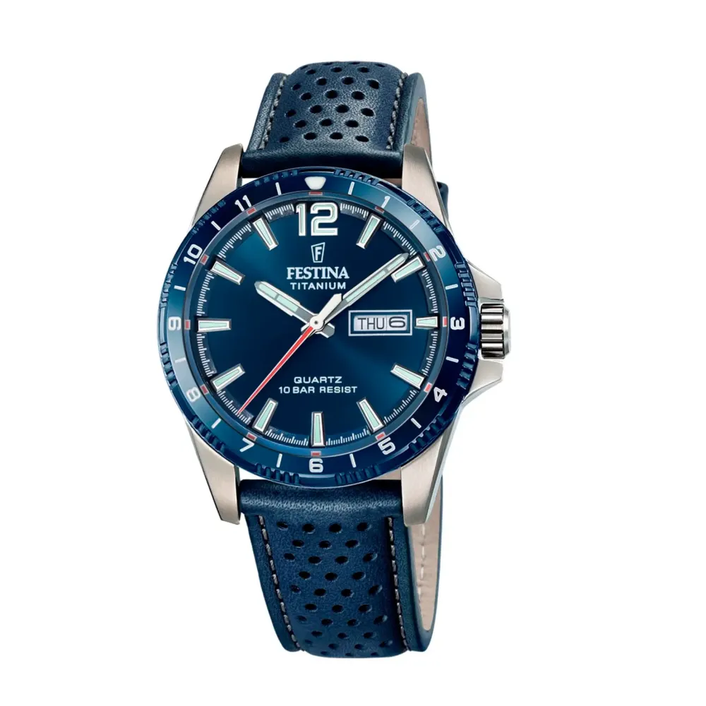Festina ure Festina Titanium F20699/2 | Herreure Med Rem | Herreure I Titanium