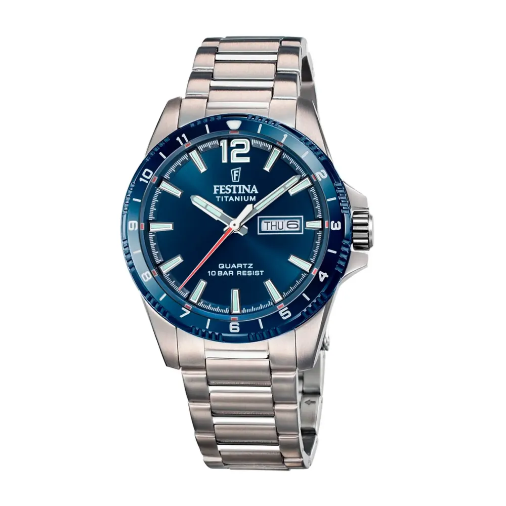Festina ure Festina Titanium F20698/2 | Herreure Med Lænke | Herreure I Titanium