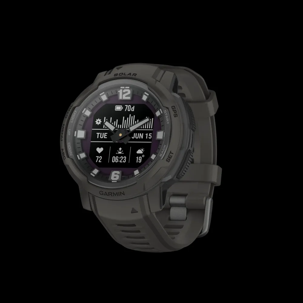 Garmin ure Garmin Instinct Crossover Solar 010-02730-01 | Smartwatches | Herreure Med Rem