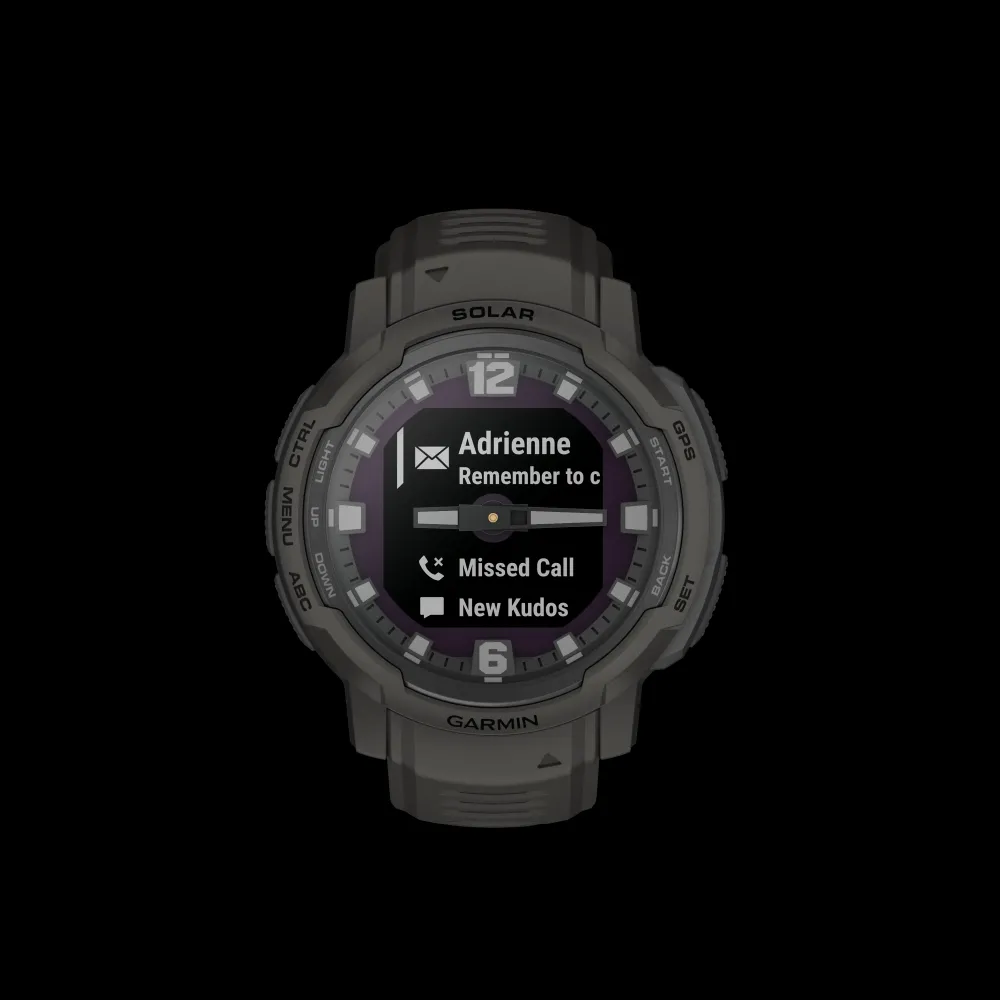 Garmin ure Garmin Instinct Crossover Solar 010-02730-01 | Smartwatches | Herreure Med Rem