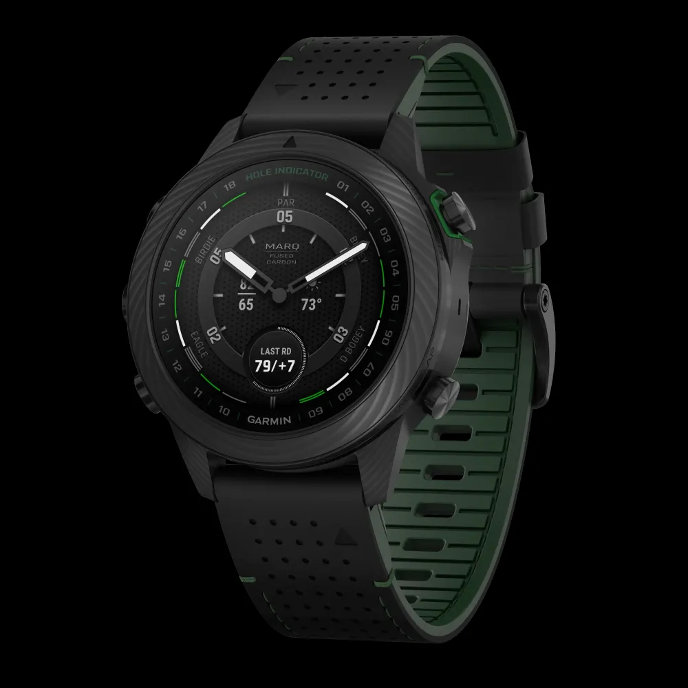 Garmin ure Garmin MARQ Golfer Gen 2 Carbon Edition 010-02722-21 | Herreure Med Rem | Herreure I Titanium