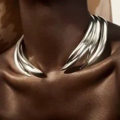 Georg Jensen Arc halsring 20001322 | Halskæder | Sølvsmykker