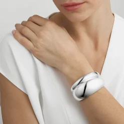 Georg Jensen Curve armring 20000026 | Armbånd | Sølvsmykker