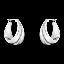Georg Jensen Curve øreringe 10017502 | Øreringe | Sølvsmykker