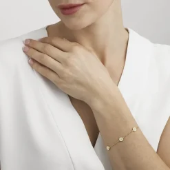 Georg Jensen Daisy armbånd 10018927 | Armbånd | Forgyldte Sølvsmykker