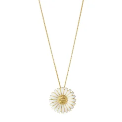 Georg Jensen Daisy broche 20001319 | Halskæder | Forgyldte Sølvsmykker
