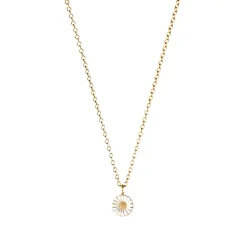 Georg Jensen Daisy halskæde 20001483 | Halskæder | Forgyldte Sølvsmykker