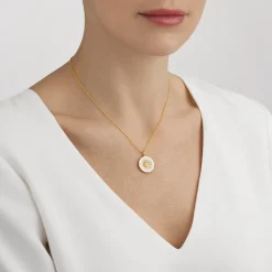 Georg Jensen Daisy halskæde 3536214 | Halskæder | Forgyldte Sølvsmykker