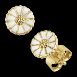 Georg Jensen Daisy øreringe 10018924 | Øreringe | Forgyldte Sølvsmykker