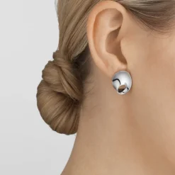Georg Jensen Möbius øreclips 3536905 | Øreringe | Sølvsmykker
