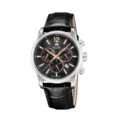 Jaguar ure Jaguar Acamar Chrono J968/6 | Herreure Med Rem | Herreure I Stål