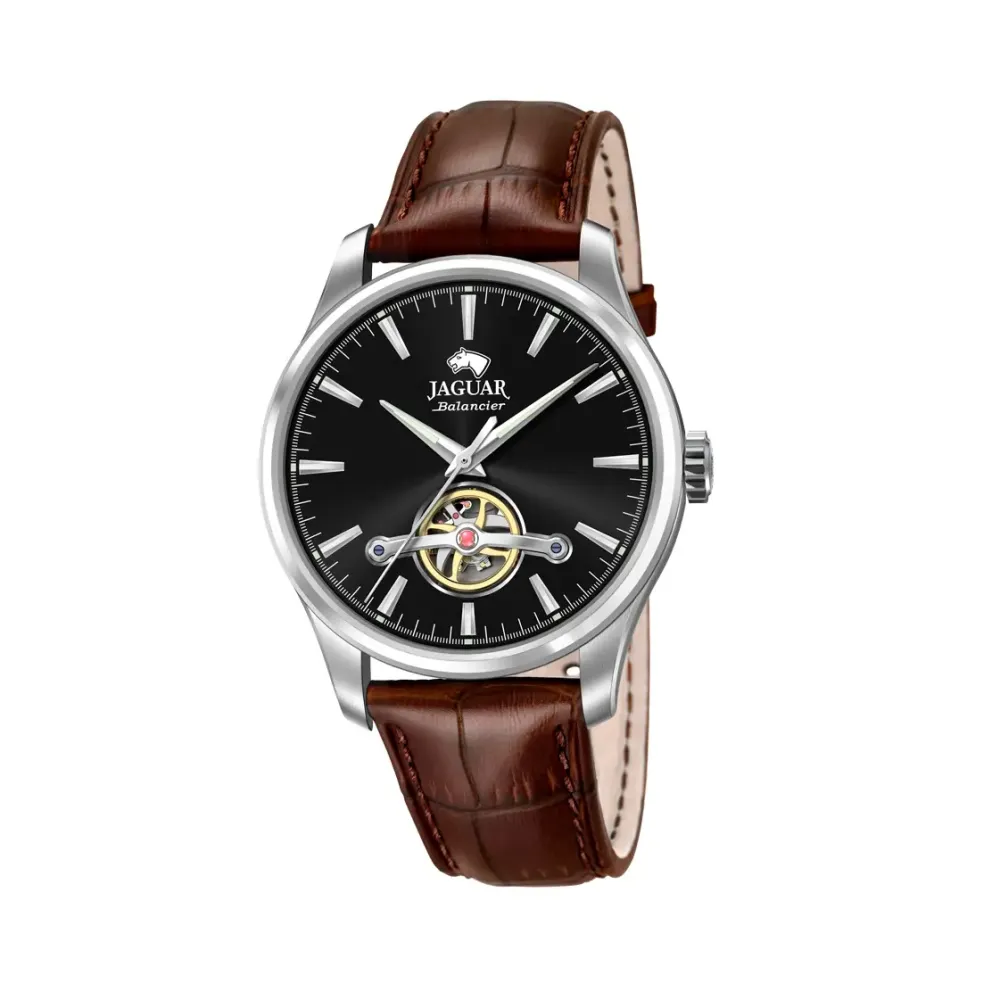 Jaguar ure Jaguar Balancier Automatic J966/5 | Herreure Med Rem | Herreure I Stål