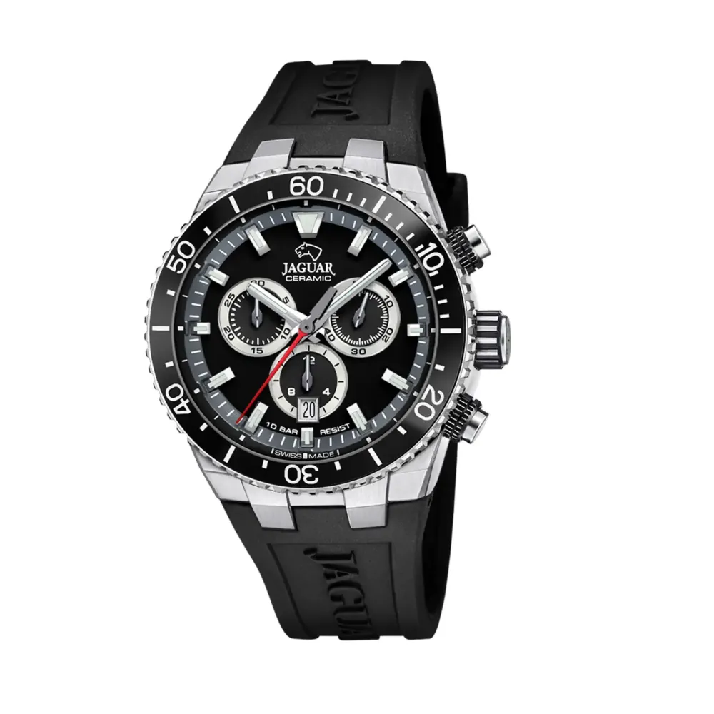 Jaguar ure Jaguar Executive Ceramic J1021/3 | Herreure Med Rem | Herreure I Stål