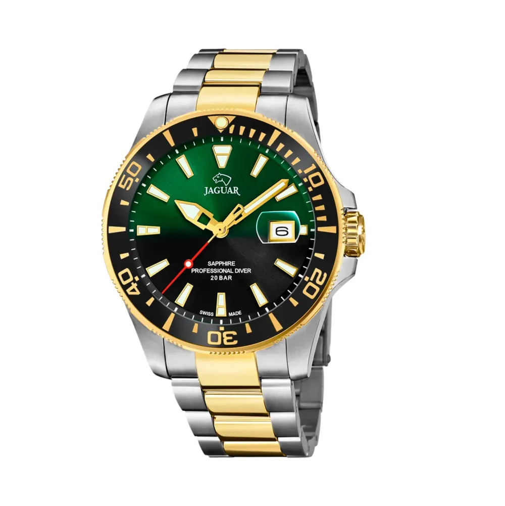 Jaguar ure Jaguar Executive Diver J863/4 | Herreure Med Lænke | Herreure I Bicolor