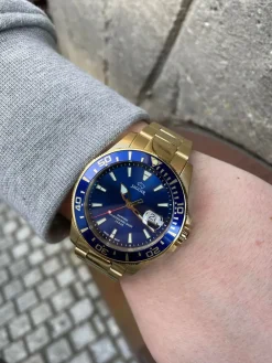 Jaguar ure Jaguar Executive Diver J877/1 | Herreure I Gulddouble | Herreure Med Lænke