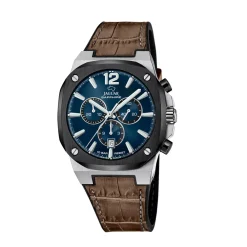 Jaguar ure Jaguar Rondcarre Chrono J1026/2 | Herreure Med Rem | Herreure I Stål