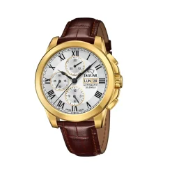 Jaguar ure Jaguar Valjoux Automatic J976/1 | Herreure Med Rem | Herreure I Gulddouble