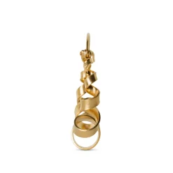 Jane Kønig smykker Jane Kønig Curly ørering JK-0321E-G | Øreringe | Forgyldte Sølvsmykker