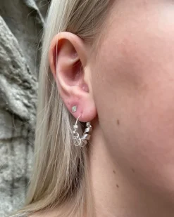 Jane Kønig smykker Jane Kønig Curly ørering JKSCHF18-S | Øreringe | Sølvsmykker