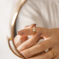 Joanli Nor smykker Joanli Nor IDANOR ring 10451165950 | Forgyldte Sølvsmykker