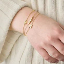 Joanli Nor smykker Joanli Nor NYNNENOR armbånd 80451285900 | Armbånd | Forgyldte Sølvsmykker